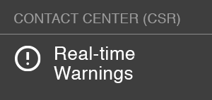 Real-time Warning and Notifications-CSR