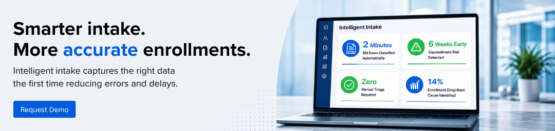 Healthcare intelligent intake for desktop view